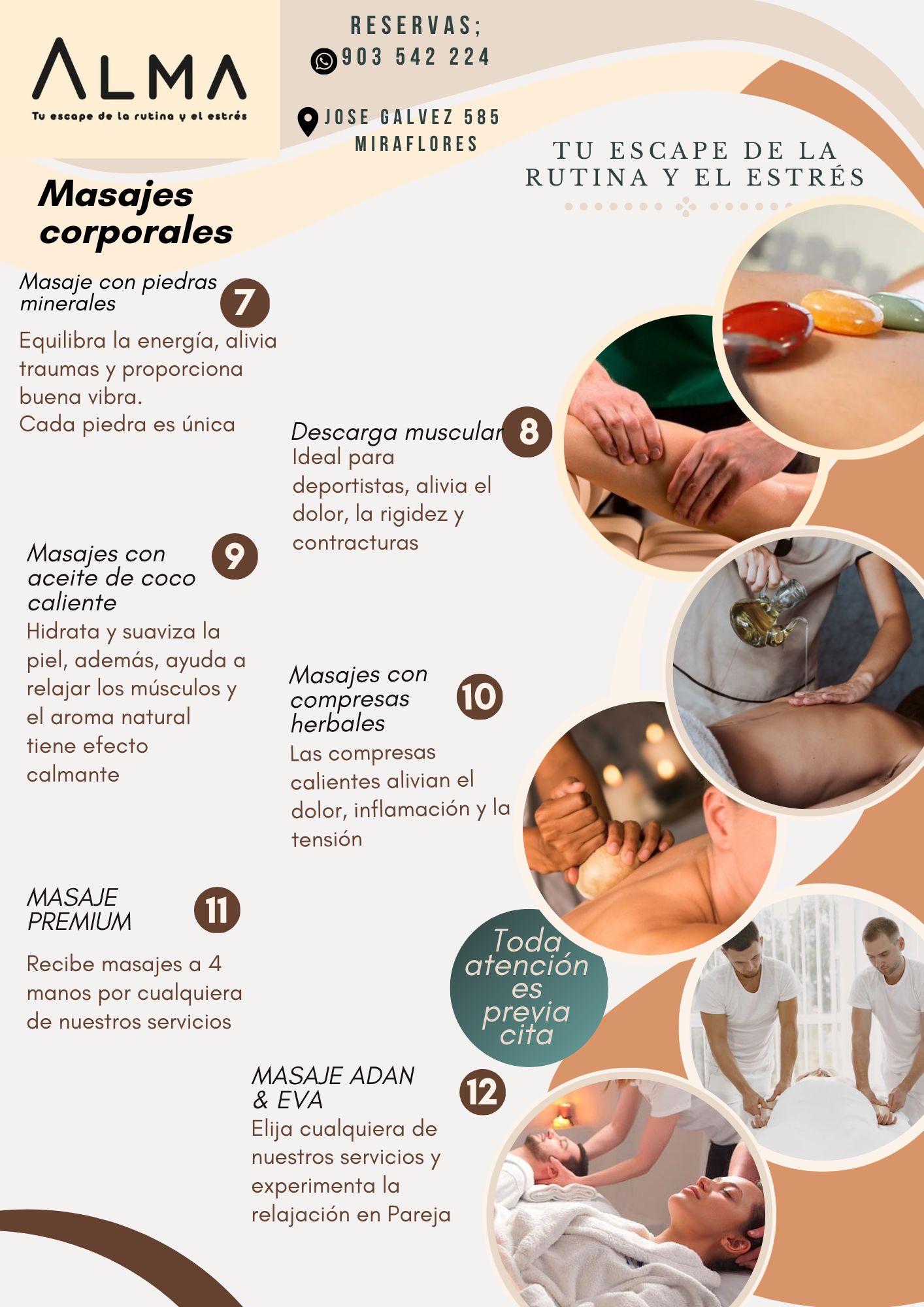 MASAJES DESCONTRACTURANTES Y RELAJANTES